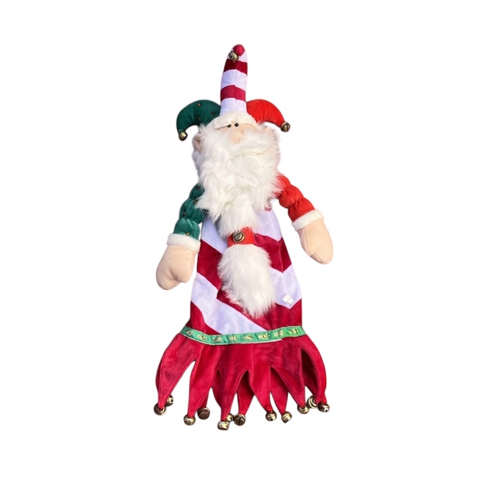 Jingles The Elf Plush Wine And Spirits Bottle Holder With Bells By North Star